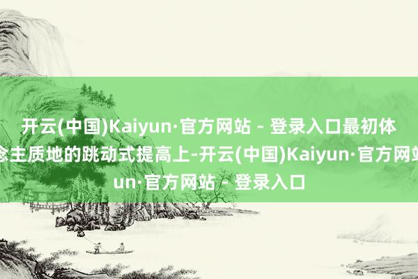 开云(中国)Kaiyun·官方网站 - 登录入口最初体当今育东说念主质地的跳动式提高上-开云(中国)Kaiyun·官方网站 - 登录入口